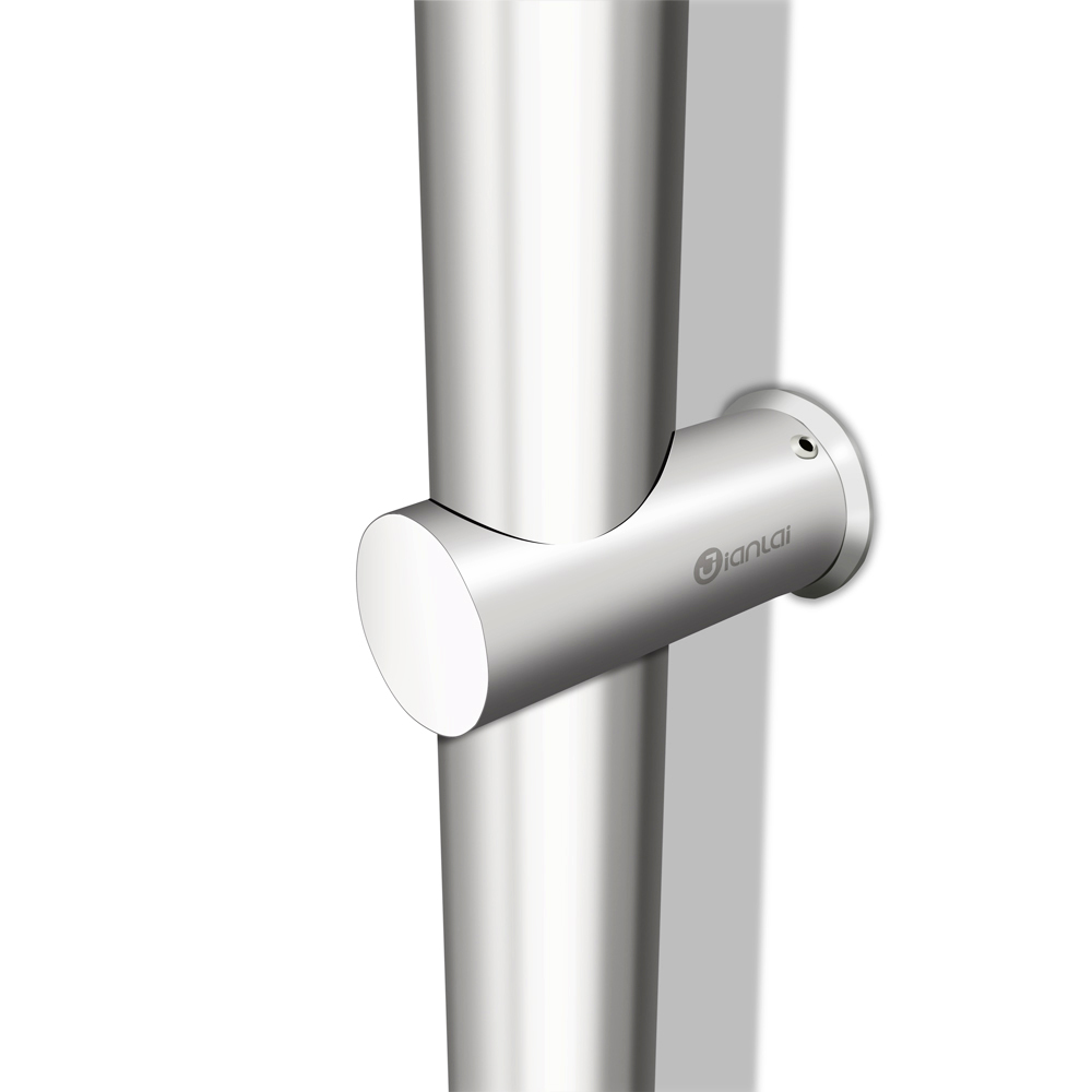Offset Entry Back To Back Stainless Steel Glass Door Handle