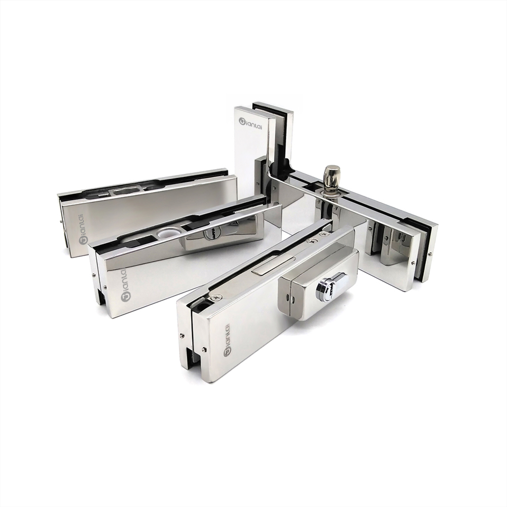 stainless steel pivot frame door Patch Fitting