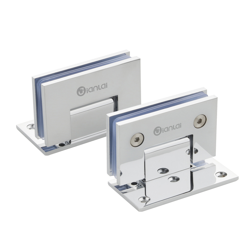 stainless steel frameless full length Shower Hinge top