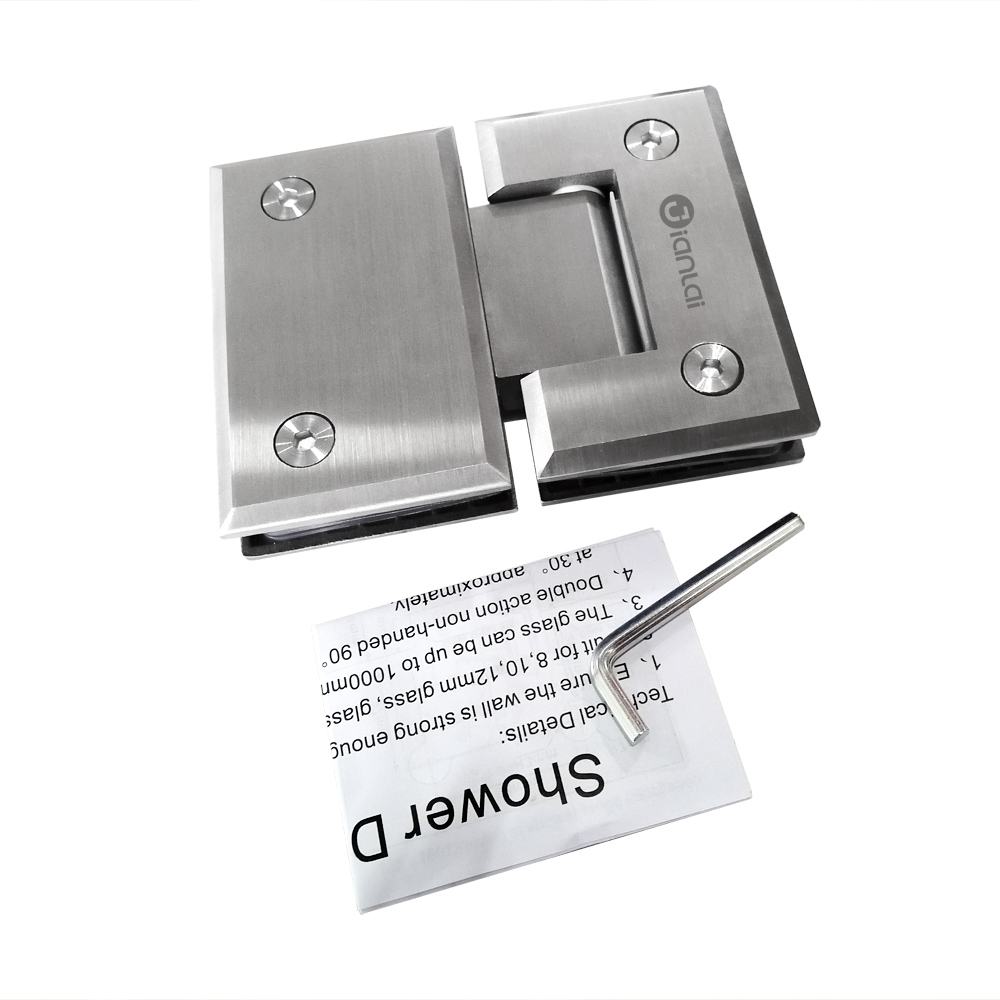 180 Degree Shower Enclosure Zinc Alloy Adjustable Shower Hinge