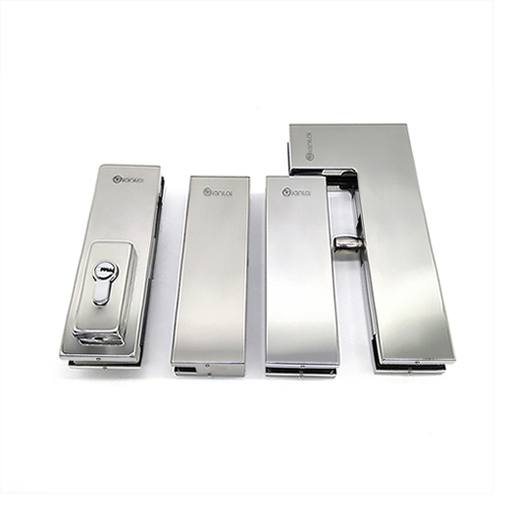 stainless steel pivot frame door Patch Fitting