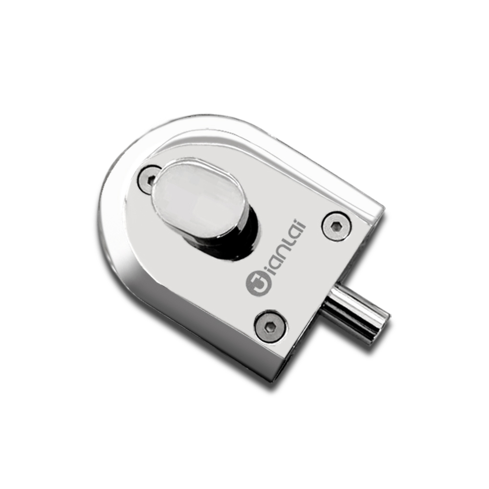 Bathroom Small Knob Zinc Alloy Glass Door Lock