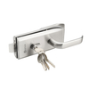 Office Stainless Steel Double Side Level Handle Glass Door Lock