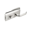 Popular Office Frameless Glass Sliding Door Handle Lock