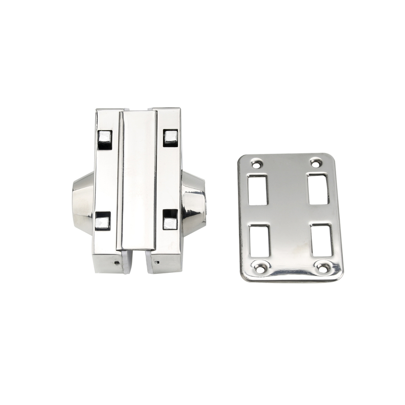 zinc alloy no punch office Glass Door Lock