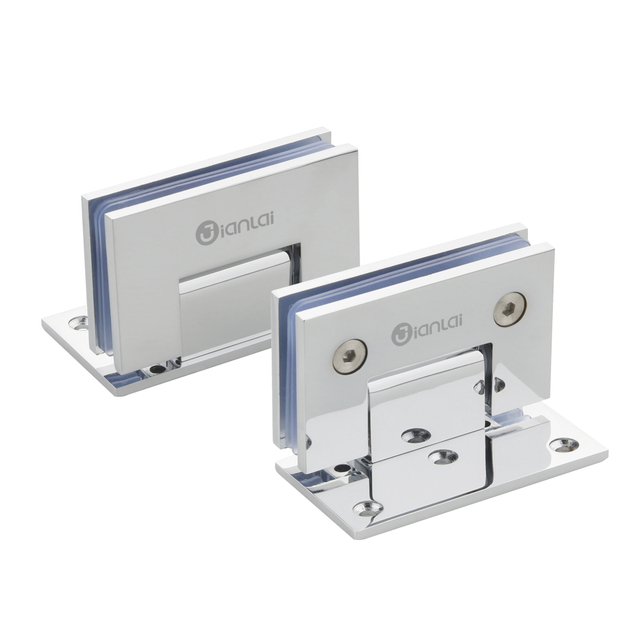 Tempered Glass Door Pivot Heavy Duty Stainless Steel Shower Hinge