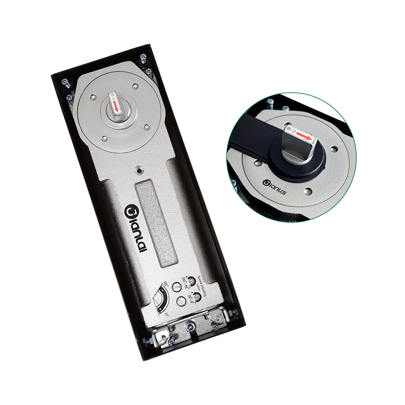 120kg Hydraulic Double Cylinder Floor Hinge Door Closer Floor Spring for Glass Door