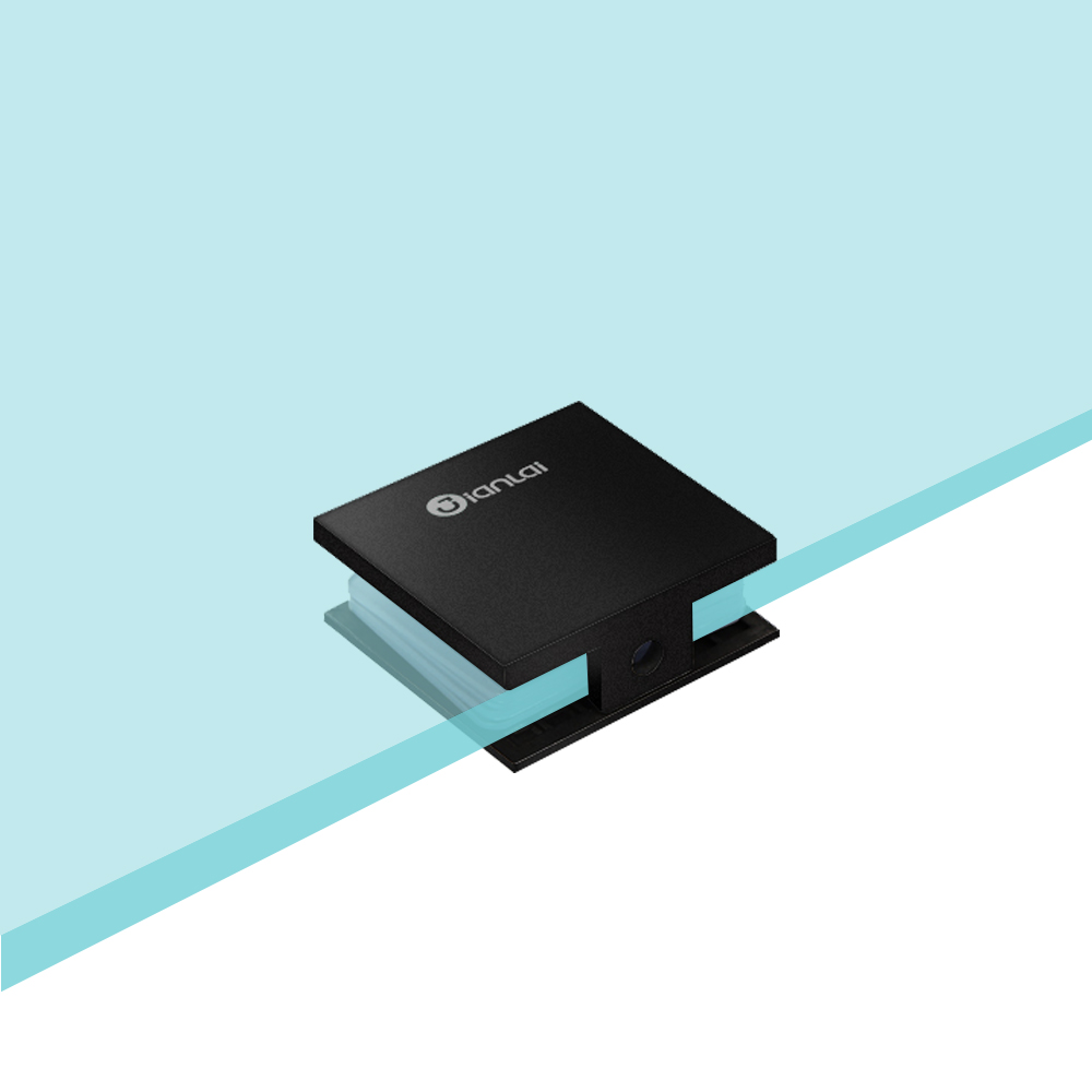 0 Degree Stainless Steel Wall Mounted Glass Clamp