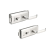 Commercial Brushed Stainless Steel Center Glass Door Lock