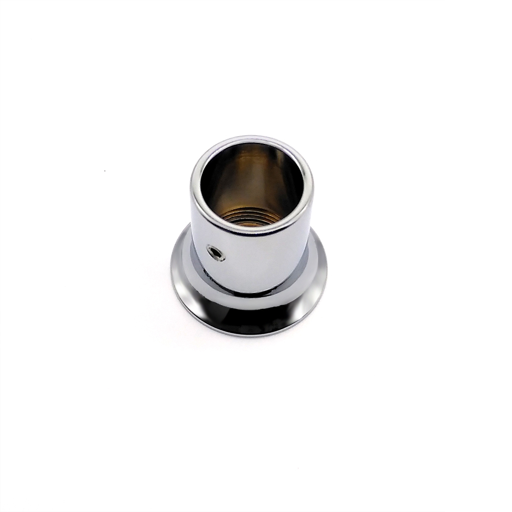Chrome Shower Glass Fittings Brass Flange Rod Pipe Connector
