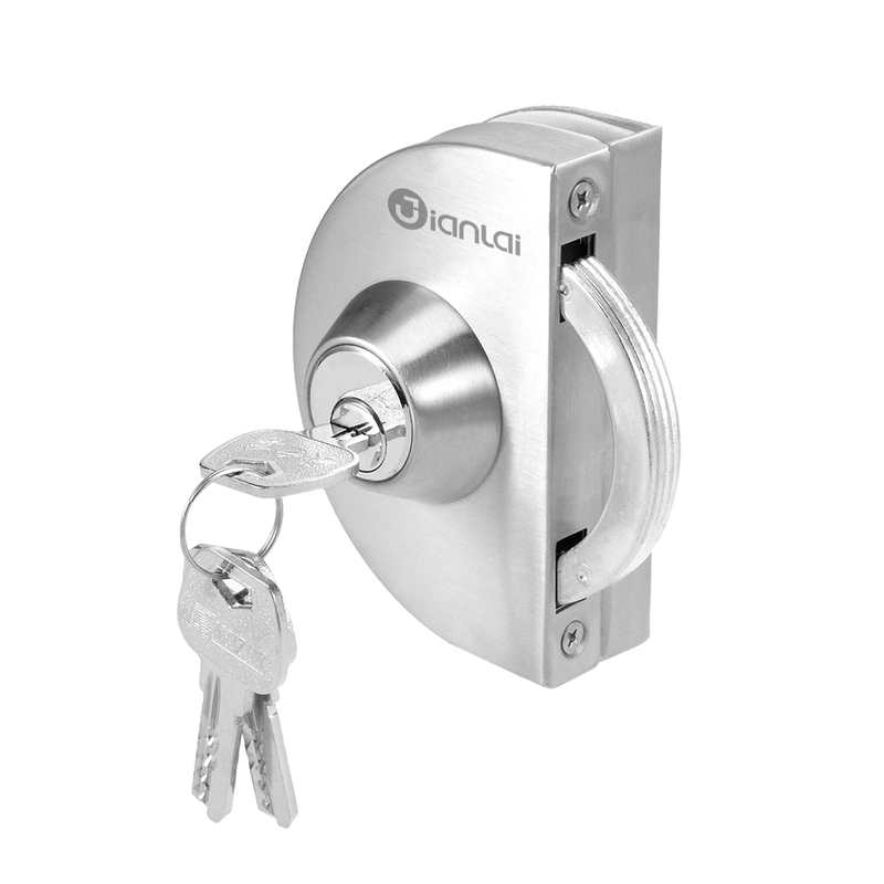 Commercial Exterior Stainless Steel Glass Door Lock