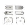 Door And Window Accessories Well Polished Stainless Steel Double Glass Door Lock