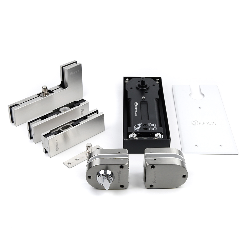 120kg Hydraulic Double Cylinder Floor Hinge Door Closer Floor Spring for Glass Door