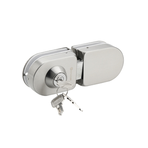 Bathroom Commercial Universal Key Glass Sliding Door Hook Lock