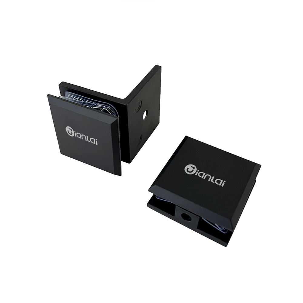 0 Degree Stainless Steel Wall Mounted Glass Clamp