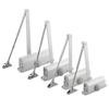 Aluminium 45kg Adjustable Speed Back Check Door Closer