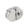 Security Glass Door Lock without Drilling Hole on Glass