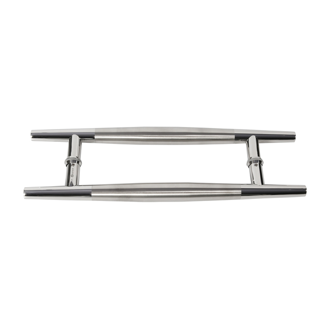 Stainless Steel Luxury Gold Push And Pull Glass Door Handle